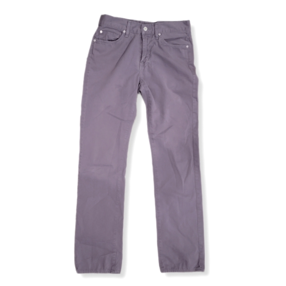 7 For All Mankind Jeans Silvery Blue Purple Slim Fit Colored Denim Size 29
